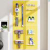 WIGING Pegboard Organizer Set, 40 x 40 cm Wall-Mounted DIY Storage Board with Accessories for Garage, Workshop, Craft Room, or Kitchen (Yellow) view 3