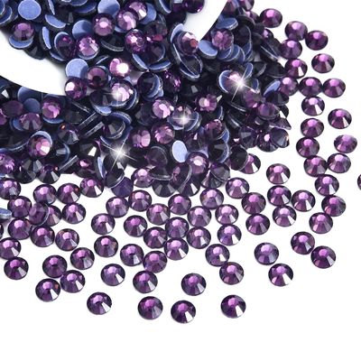 Liliume 1,440-Piece SS20 Hotfix Rhinestones, Purple, 4.8 mm