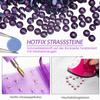Liliume 1,440-Piece SS20 Hotfix Rhinestones, Purple, 4.8 mm view 4