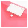 A4 File Folders, 4-Pack, Transparent Jelly Color, Button Closure view 2