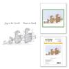 Spellbinders Drummer Mice Cling Rubber Stamp Set, House-Mouse Holiday Collection view 2