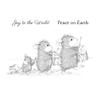 Spellbinders Drummer Mice Cling Rubber Stamp Set, House-Mouse Holiday Collection view 3