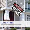Funny Room Decoration Ammunition Price Increase Warning Flag for Boys, Porch Sign (30 x 45 cm) view 3