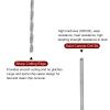 QUARKZMAN 0.5 mm Wood Twist Drill Bit, C3/K10 Tungsten Carbide, for Metal, Wood and Plastic view 4