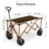 SLDAGe Foldable Handcart with Brake for All-Terrain Use view 3