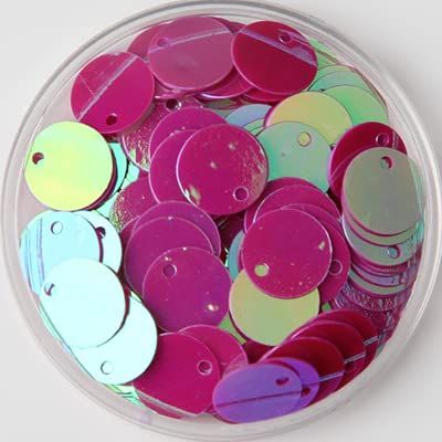 UANGLI Flat Round PVC Loose Sequins for Sewing, Crafts and DIY Garment Accessories