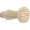 ALLES IM GRIFF Horus Wooden Coat Hook, Raw Spruce view 1