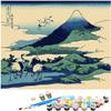NNALEGS Paint by Numbers for Adults, Japanese Landscape with Mount Fuji, 40 x 50 cm, Beginner Kit view 1