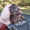 Qcwwy Odin Resin Viking Statue with Thunder Hammer view 1