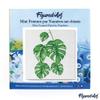Figured'Art Mini Paint by Numbers Kit for Adults with Frame, 20 x 20 cm - Leaves view 3