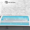 Modern Polycarbonate Door Canopy, Blue, 120 x 230 cm view 2