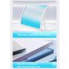 Modern Polycarbonate Door Canopy, Blue, 120 x 230 cm view 4