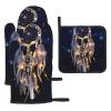Dream Catcher Oven Mitts and Potholders, Heat-Resistant, 3-Piece Set view 1