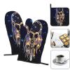 Dream Catcher Oven Mitts and Potholders, Heat-Resistant, 3-Piece Set view 3