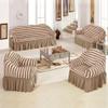 Stretch Ruffled Sofa Cover with Skirt, 1 Piece, Washable, for 1-, 2-, and 3-Seater Sofas view 2