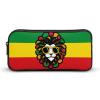 FJQWKLF Lion Glasses Jamaica Rasta Printed Pencil Case view 1