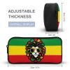 FJQWKLF Lion Glasses Jamaica Rasta Printed Pencil Case view 2
