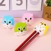 Opexicos 8-Piece Double-Hole Pencil Sharpeners, Cartoon Cat and Owl, Assorted Colors view 2