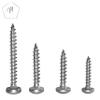 A2 Stainless Steel Chipboard Screws 3.5 x 20 mm, Round Head, Reinforced Head, 100-Pack view 4