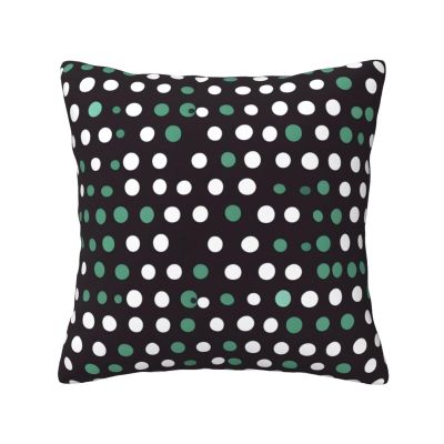 Zishak Polka Dot Double-Sided Printed Square Lumbar Pillow Cover