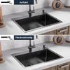 ANW HOME Single-Bowl Kitchen Sink 55 x 43 cm, Graphite PVD view 3