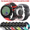 KAVJU 26/22 mm Silicone Band for Garmin Fenix, Agate view 2