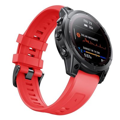 TPUOTI 22/26 mm Watch Band for Garmin Fenix Series, EasyFit Quick-Release, Agate