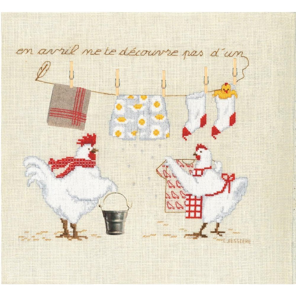 Le Bonheur des Dames Cross-Stitch Kit