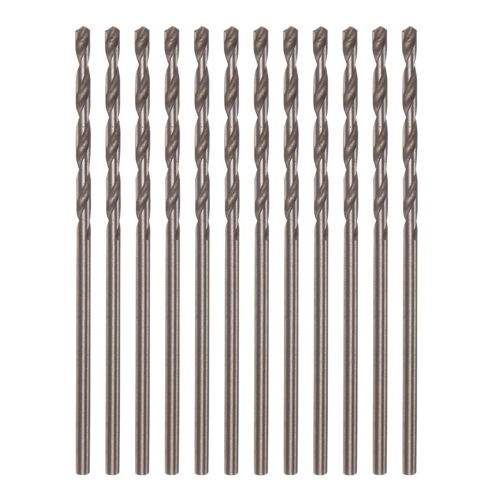 QUARKZMAN 12-Piece 1.3 mm M35 Cobalt HSS Metal Drill Bit Set, 39 mm