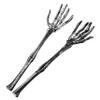 ULDIGI Glowing Skeleton Hand Stakes, 1 Pair, Plastic, Realistic view 1
