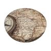 Jadery Compass Map Round Bar Stool Cover, Soft Cushion Cover, 33 cm view 1