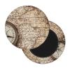 Jadery Compass Map Round Bar Stool Cover, Soft Cushion Cover, 33 cm view 2
