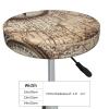 Jadery Compass Map Round Bar Stool Cover, Soft Cushion Cover, 33 cm view 4