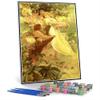 Spirit of Spring by Alphonse Mucha Paint by Numbers Kit for Adults view 1
