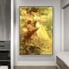 Spirit of Spring by Alphonse Mucha Paint by Numbers Kit for Adults view 2