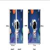 3D Space Astronaut Door Sticker, 77 x 200 cm view 4