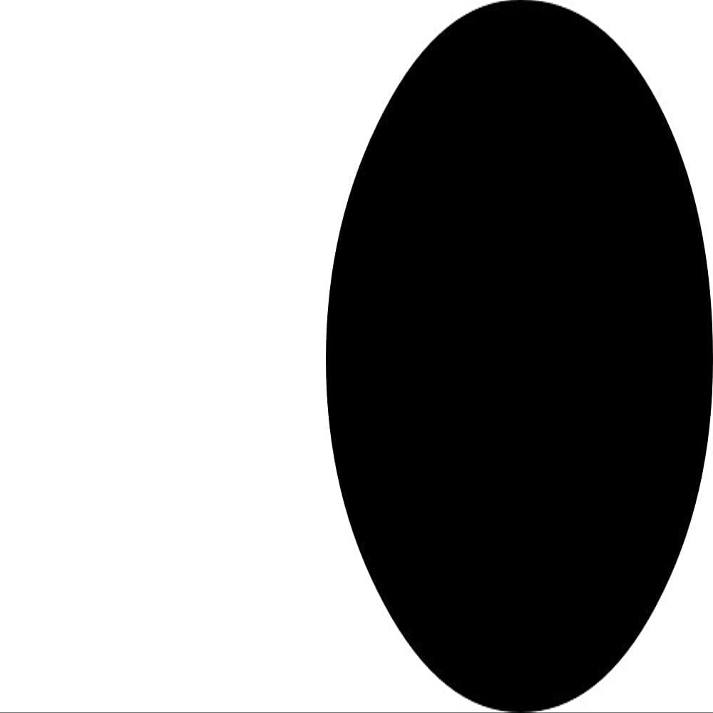 Kleckerliese 12 cm Number Sticker, Single, Semi-Matte, Black