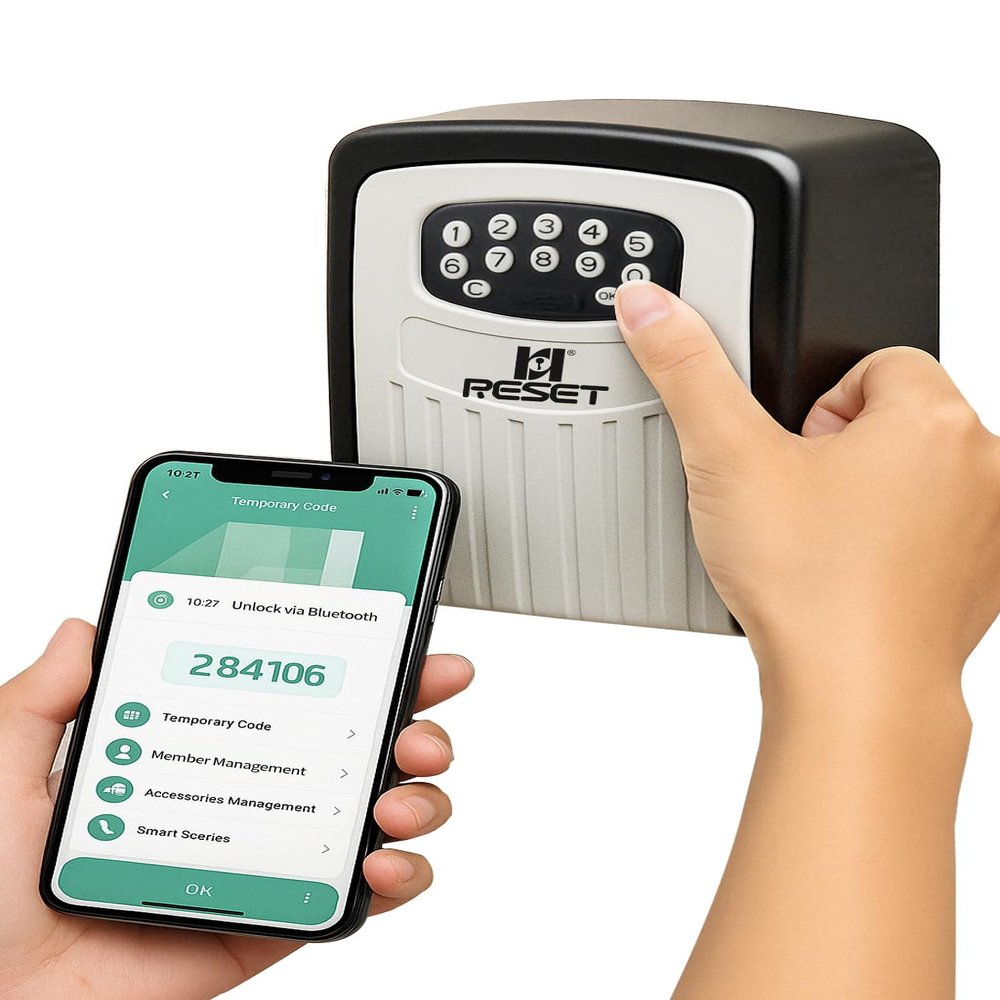 RESET-104 Bluetooth Key Safe with Keypad for Wall Mounting