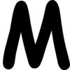 Kleckerliese 12 cm Letter Sticker, Single, Satin-Matte, Self-Adhesive, Contour-Cut, M, Black view 1