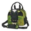 TOMPPY Prairie Cow Print Lunch Bag for Women, Lightweight Insulated Cooler Bag with Adjustable Shoulder Strap view 1