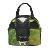 TOMPPY Prairie Cow Print Lunch Bag for Women, Lightweight Insulated Cooler Bag with Adjustable Shoulder Strap view 2