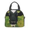 TOMPPY Prairie Cow Print Lunch Bag for Women, Lightweight Insulated Cooler Bag with Adjustable Shoulder Strap view 3