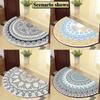 Guest Ruyunlai Half-Round Red Circle Doormat, 60 x 90 cm view 2
