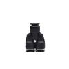 SBTRKT Black 3-Way Y-Shaped Pneumatic Push-In Fitting, 4–16 mm Tube OD, 12mm-10mm-10mm view 2