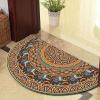 Guest Ruyunlai Half-Round Doormat, Blue Elephant, 60 x 90 cm view 1