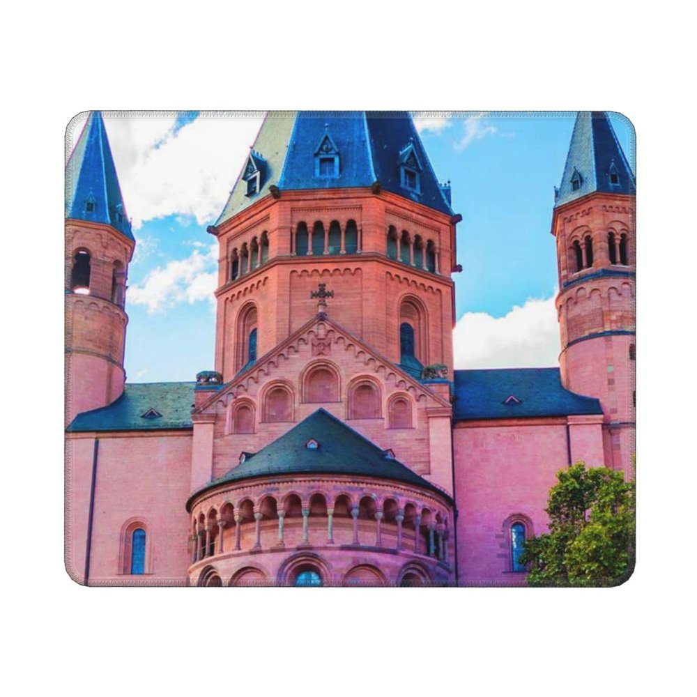 Waterproof Non-Slip Pink Camouflage Mouse Pad for Women