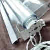 FENGSHOUU Transparent PVC Roller Blind, 130 x 120 cm view 2