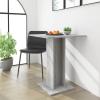Camerina Gray Mosaic Bistro/Bar Table, 60 x 60 x 75 cm, Outdoor Garden Table, Engineered Wood view 1
