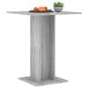 Camerina Gray Mosaic Bistro/Bar Table, 60 x 60 x 75 cm, Outdoor Garden Table, Engineered Wood view 3