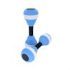 DAZZLEEX 2-Piece EVA Foam Water Dumbbells, Blue, 28 x 9 x 9 cm view 1